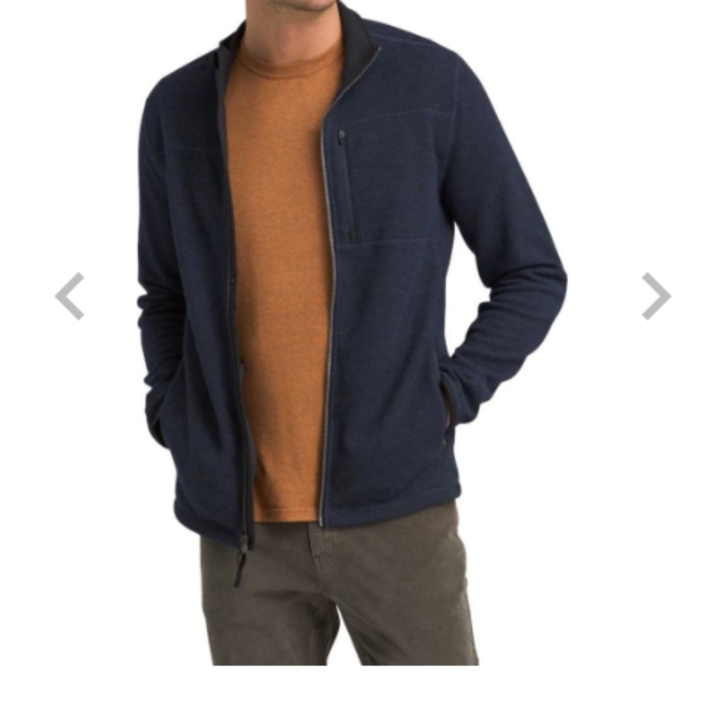 Prana hoodless zip up.